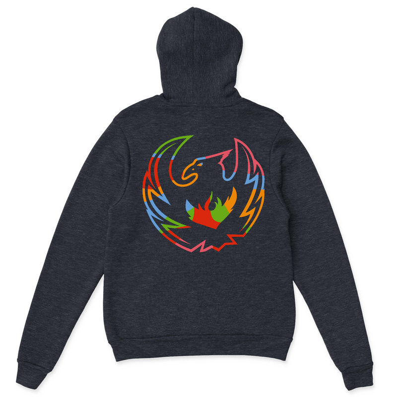 CrossFit ThunderHawk Multicolored Mens - Hooded T-Shirt