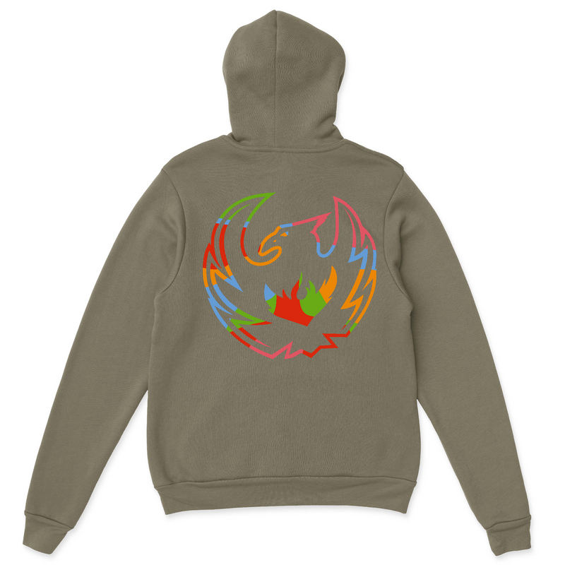 CrossFit ThunderHawk Multicolored Mens - Hooded T-Shirt