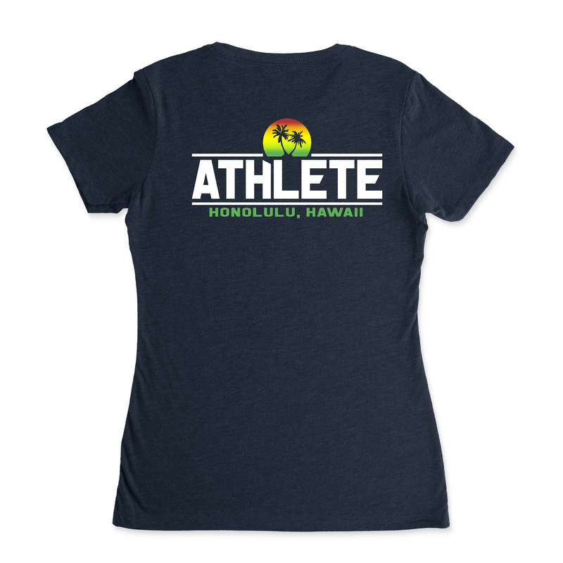 CrossFit Oahu Sunrise Rasta - Womens - T-Shirt