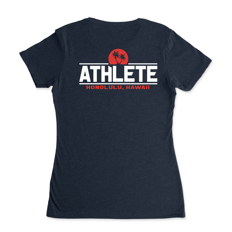 CrossFit Oahu Sunrise Red - Womens - T-Shirt