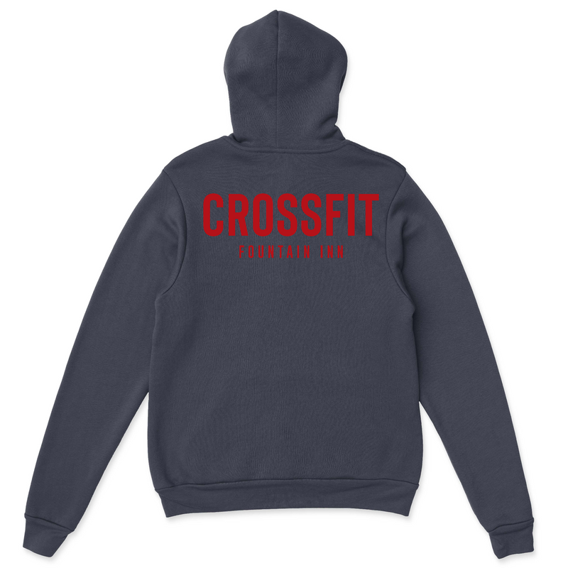 CrossFit Fountain Inn Pocket (Red) - Mens - Hoodie