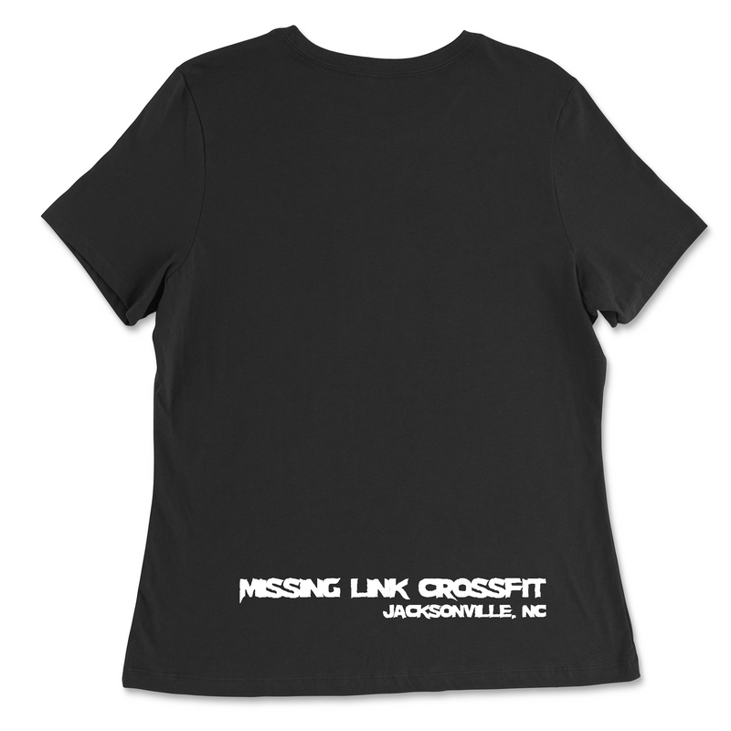 Missing Link CrossFit Sasquatch Head Womens - Relaxed Jersey T-Shirt