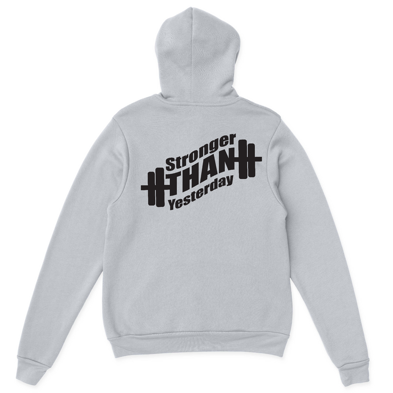 CrossFit Great Barrington Stronger Than Yesterday Mens - Hoodie