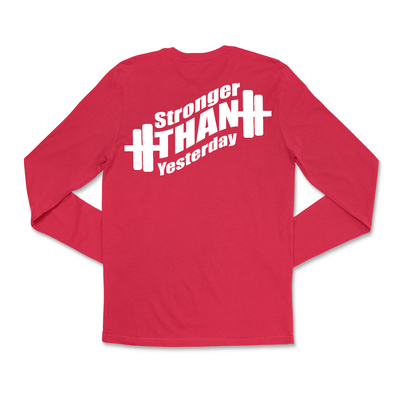 CrossFit Great Barrington Stronger Than Yesterday Mens - Long Sleeve