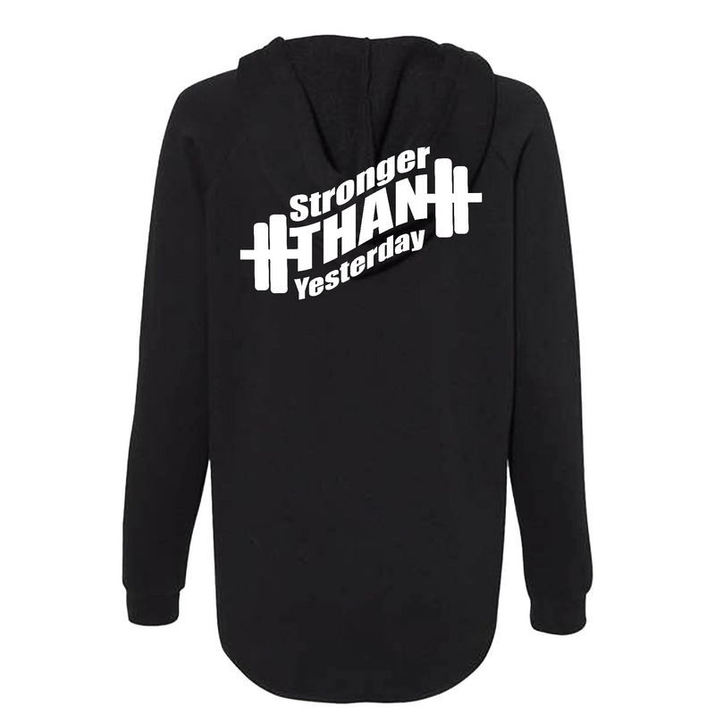 CrossFit Great Barrington Stronger Than Yesterday Womens - Hoodie