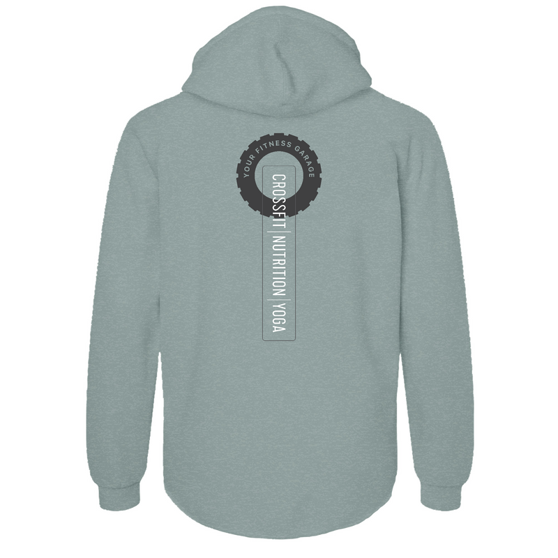 CrossFit AMROCK Barbell Gray Womens - Hoodie