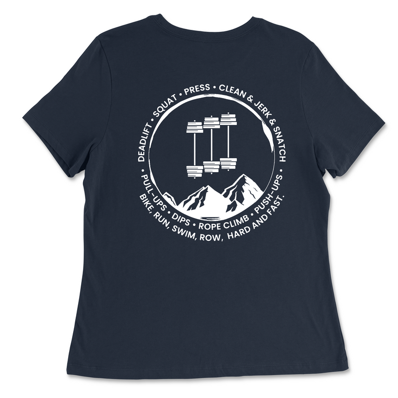 Bigfork Community CrossFit Enemy Womens - Relaxed Jersey T-Shirt