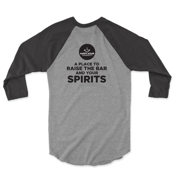 Happy Hour CrossFit Pineapple Dude Mens - 3/4 Sleeve