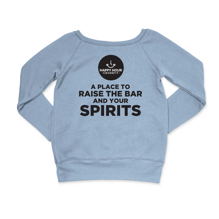 Happy Hour CrossFit Pineapple Dude Womens - CrewNeck