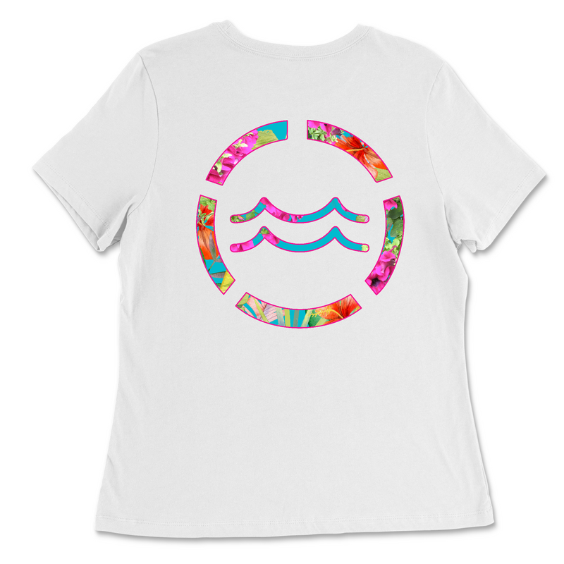 CrossFit Rappahannock Tropical Womens - Relaxed Jersey T-Shirt