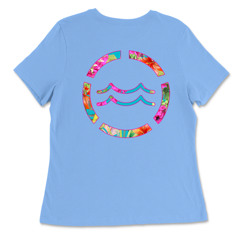 CrossFit Rappahannock Tropical Womens - Relaxed Jersey T-Shirt