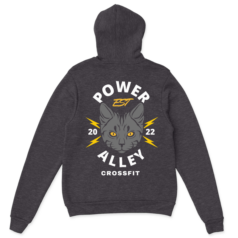 Power Alley CrossFit Power Alley Cat Pocket - Mens - Hooded T-Shirt