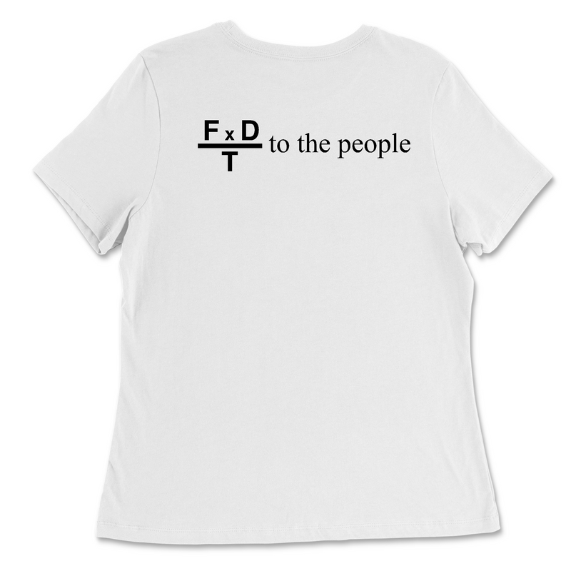 Commonwealth CrossFit Power to the People Womens - Relaxed Jersey T-Shirt