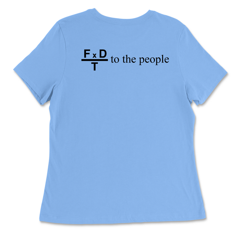 Commonwealth CrossFit Power to the People Womens - Relaxed Jersey T-Shirt