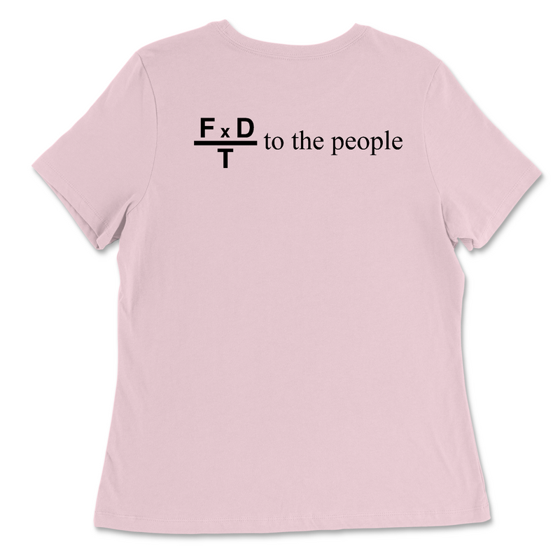 Commonwealth CrossFit Power to the People Womens - Relaxed Jersey T-Shirt