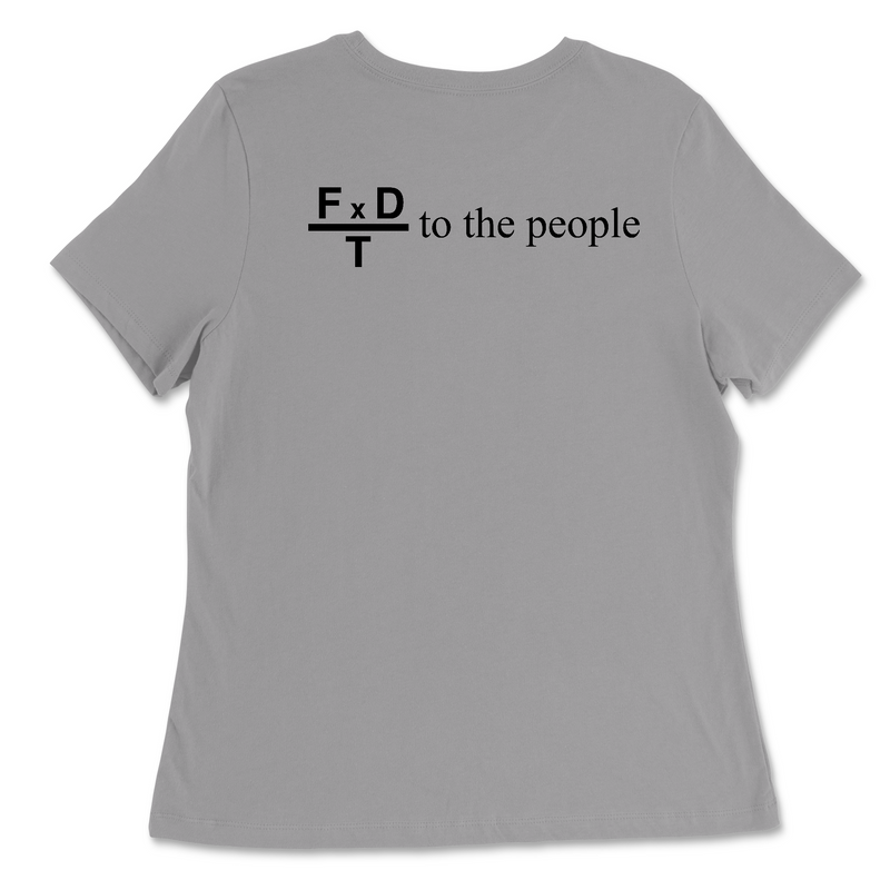 Commonwealth CrossFit Power to the People Womens - Relaxed Jersey T-Shirt