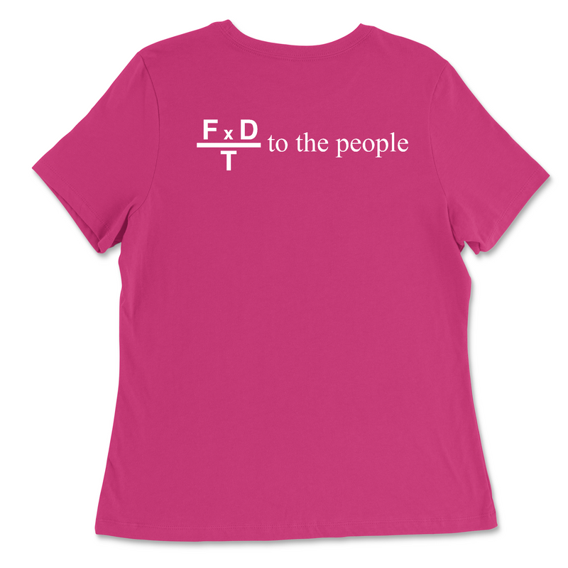 Commonwealth CrossFit Power to the People Womens - Relaxed Jersey T-Shirt