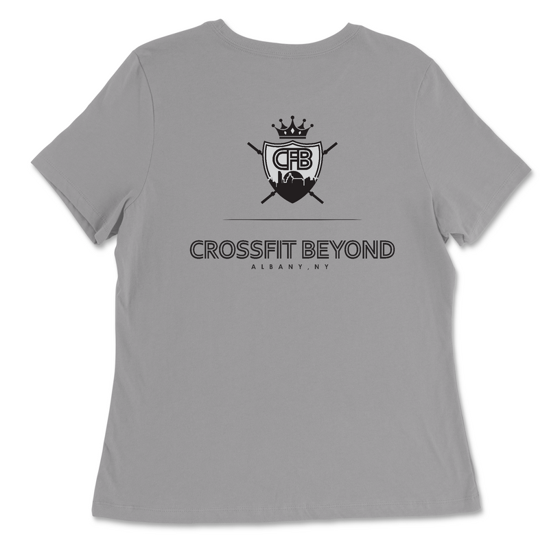 CrossFit Beyond Grey Womens - Relaxed Jersey T-Shirt
