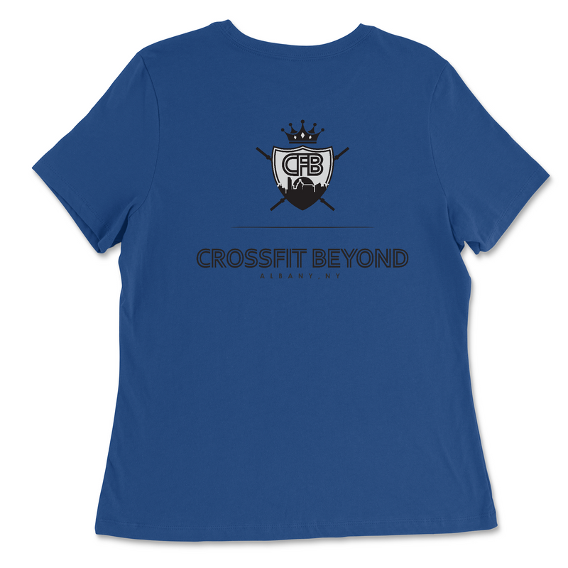 CrossFit Beyond Grey Womens - Relaxed Jersey T-Shirt