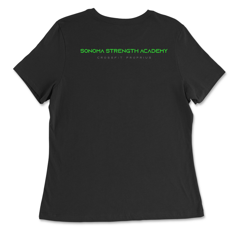 CrossFit Proprius Pocket Green Womens - Relaxed Jersey T-Shirt