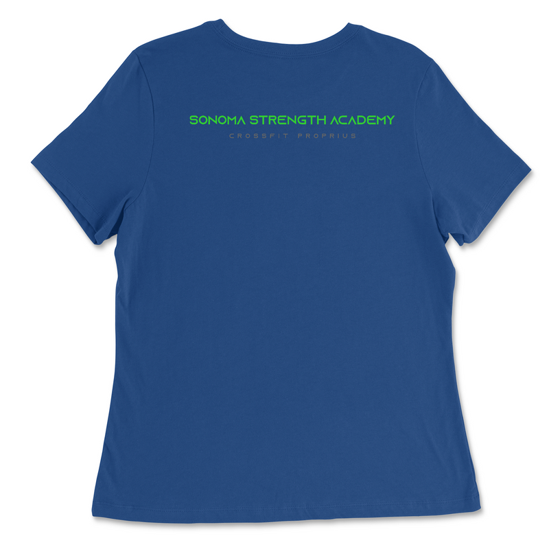 CrossFit Proprius Pocket Green Womens - Relaxed Jersey T-Shirt