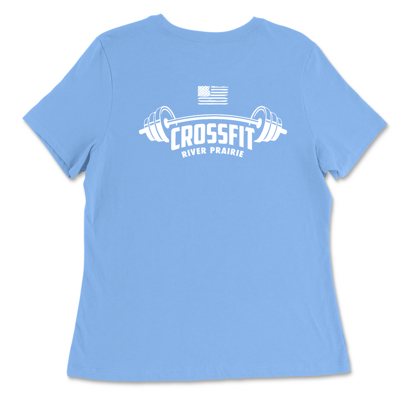 CrossFit River Prairie Left Womens - Relaxed Jersey T-Shirt