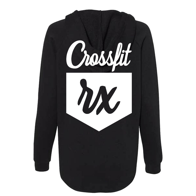 CrossFit RX Cursive (White) Womens - Hoodie