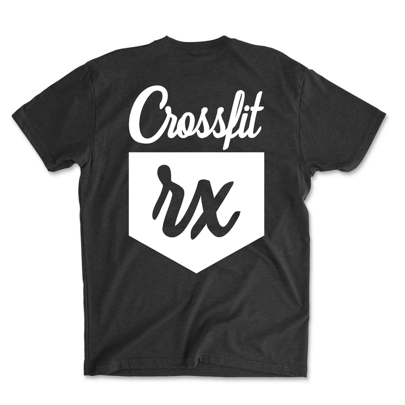 CrossFit RX Cursive (White) Mens - T-Shirt