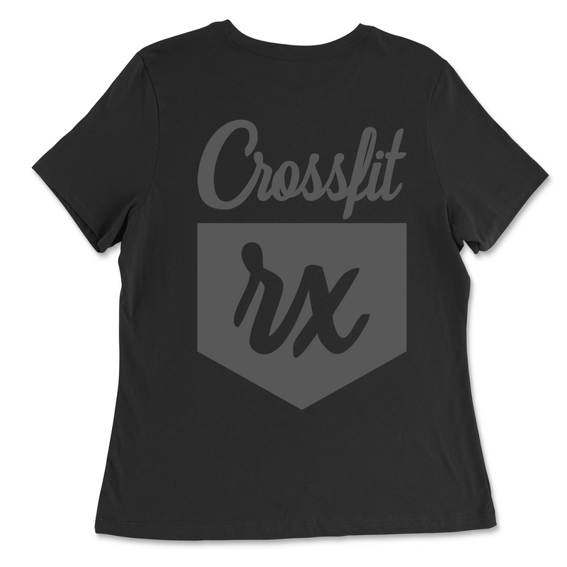 CrossFit RX Cursive Womens - Relaxed Jersey T-Shirt