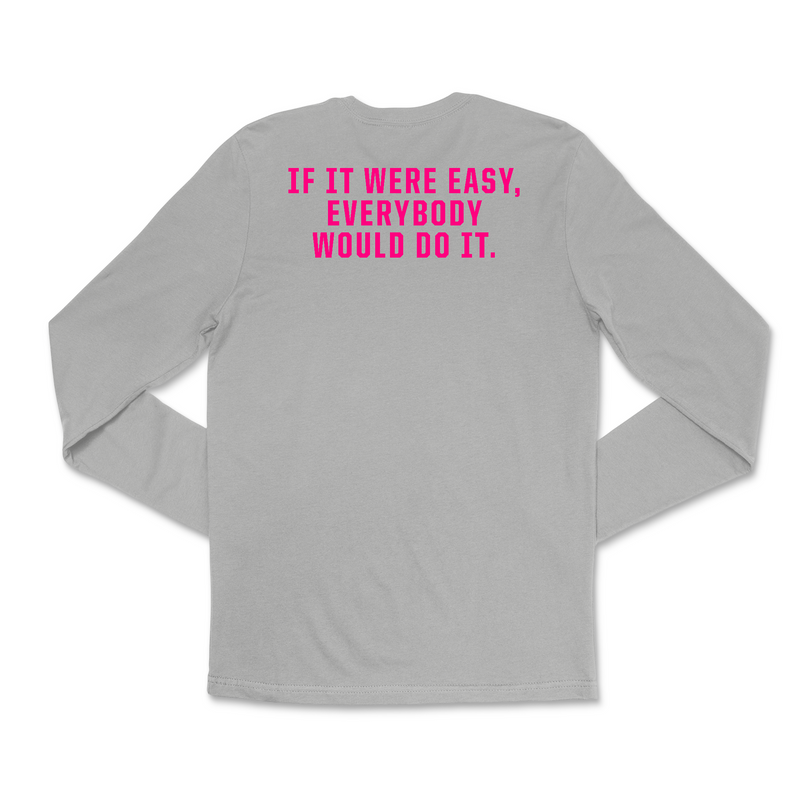CrossFit Ruston Work Hard (Pink) Mens - Long Sleeve