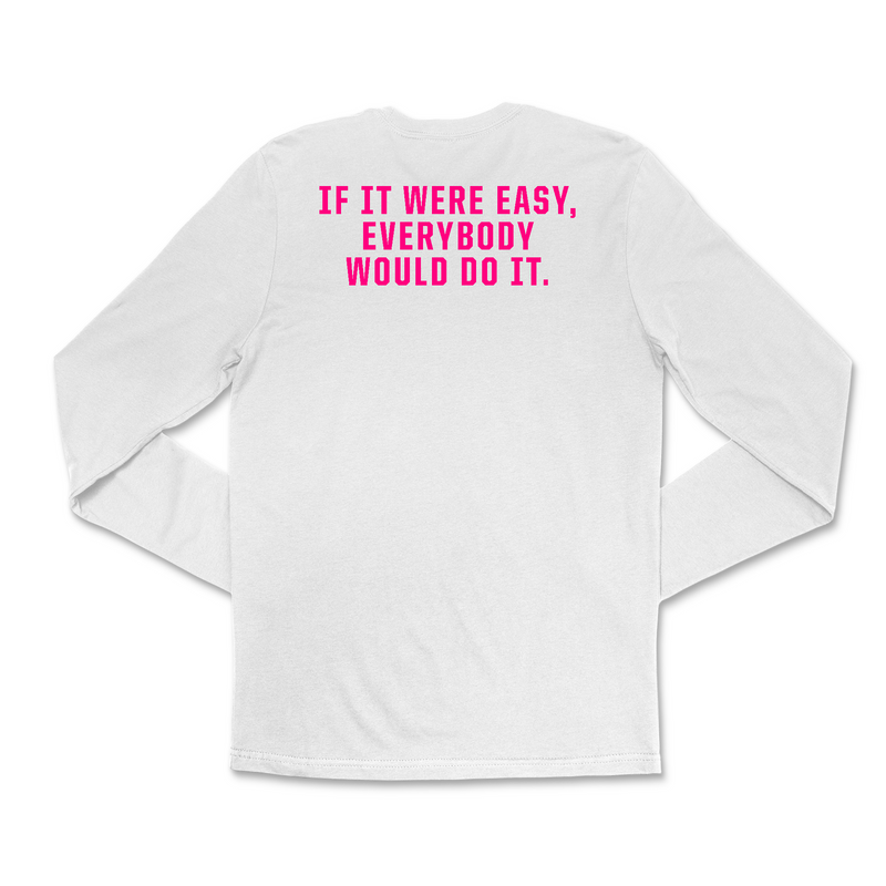 CrossFit Ruston Work Hard (Pink) Mens - Long Sleeve