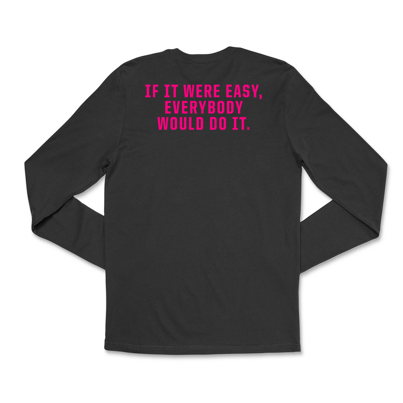 CrossFit Ruston Work Hard (Pink) Mens - Long Sleeve