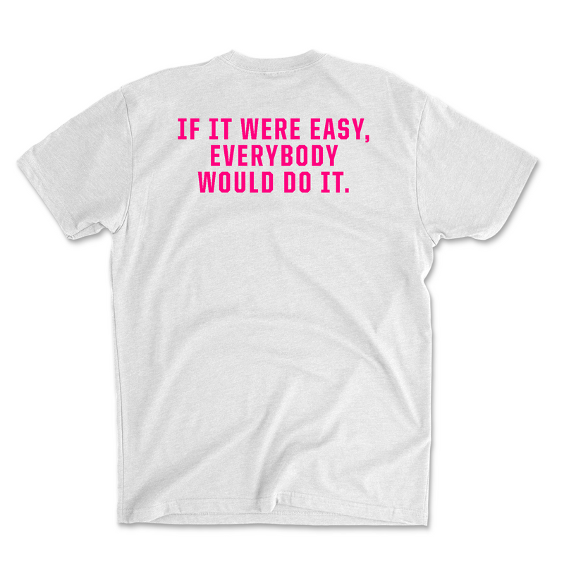 CrossFit Ruston Work Hard (Pink) Mens - T-Shirt