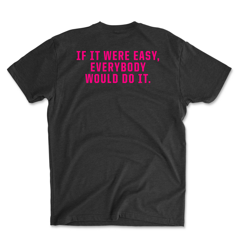 CrossFit Ruston Work Hard (Pink) Mens - T-Shirt