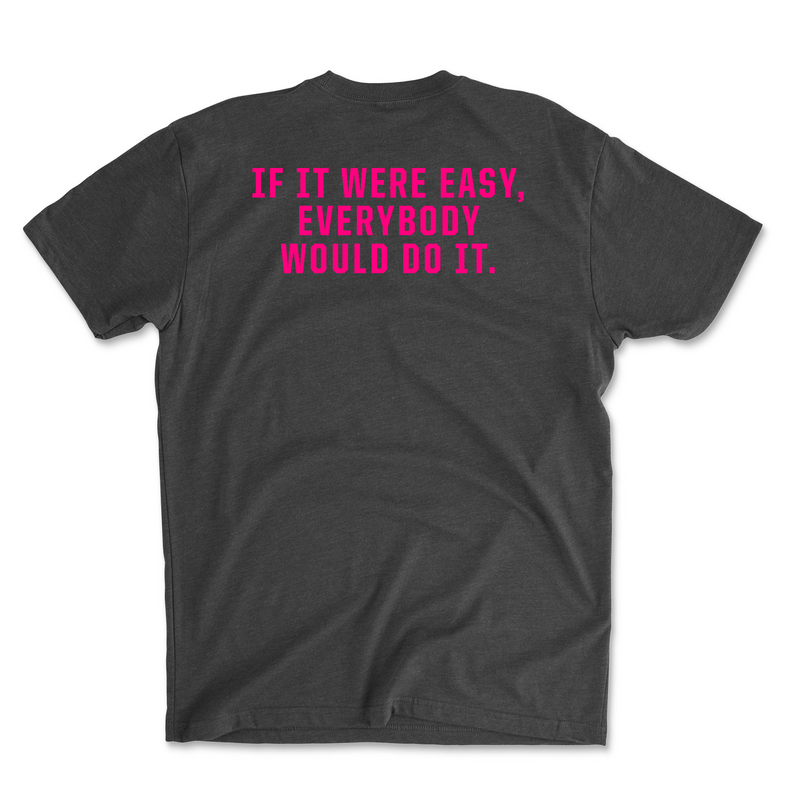 CrossFit Ruston Work Hard (Pink) Mens - T-Shirt