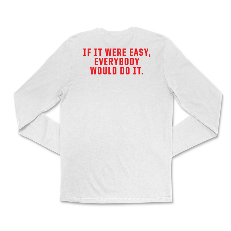 CrossFit Ruston Work Hard (Red) Mens - Long Sleeve