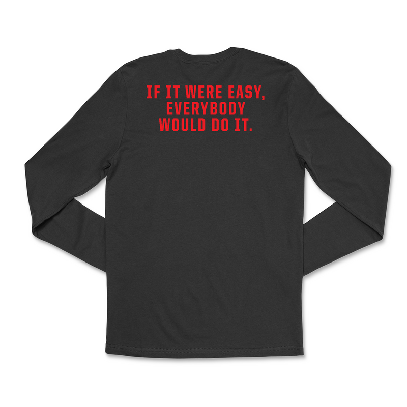 CrossFit Ruston Work Hard (Red) Mens - Long Sleeve