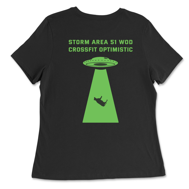 CrossFit Optimistic Area 51 WOD Womens - Relaxed Jersey T-Shirt