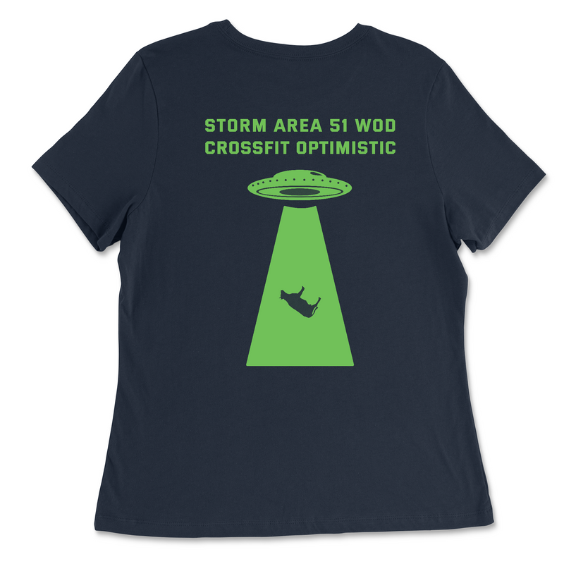 CrossFit Optimistic Area 51 WOD Womens - Relaxed Jersey T-Shirt