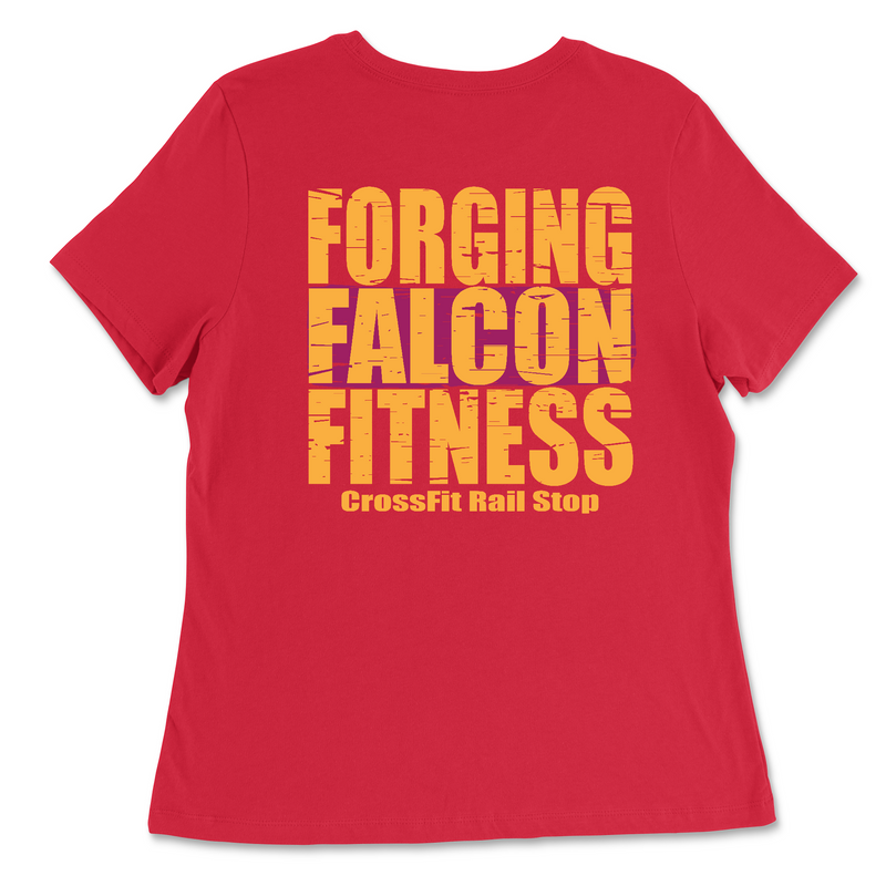 CrossFit Rail Stop Round Womens - Relaxed Jersey T-Shirt