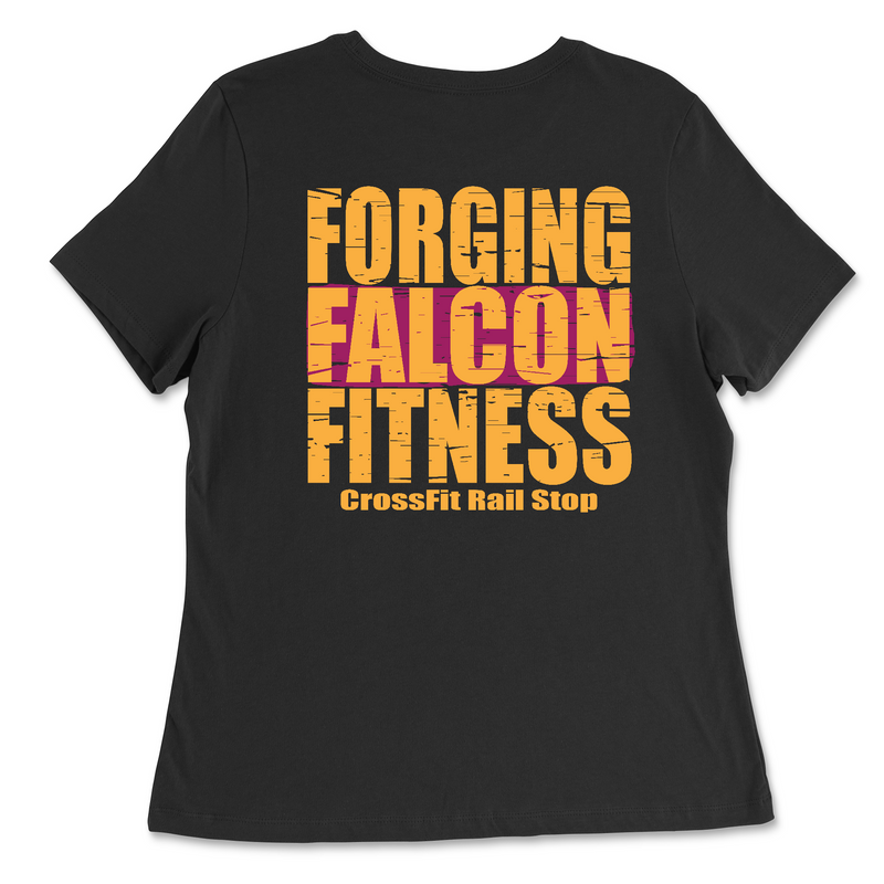 CrossFit Rail Stop Round Womens - Relaxed Jersey T-Shirt