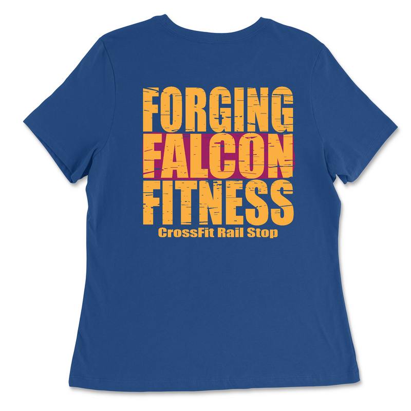 CrossFit Rail Stop Round Womens - Relaxed Jersey T-Shirt