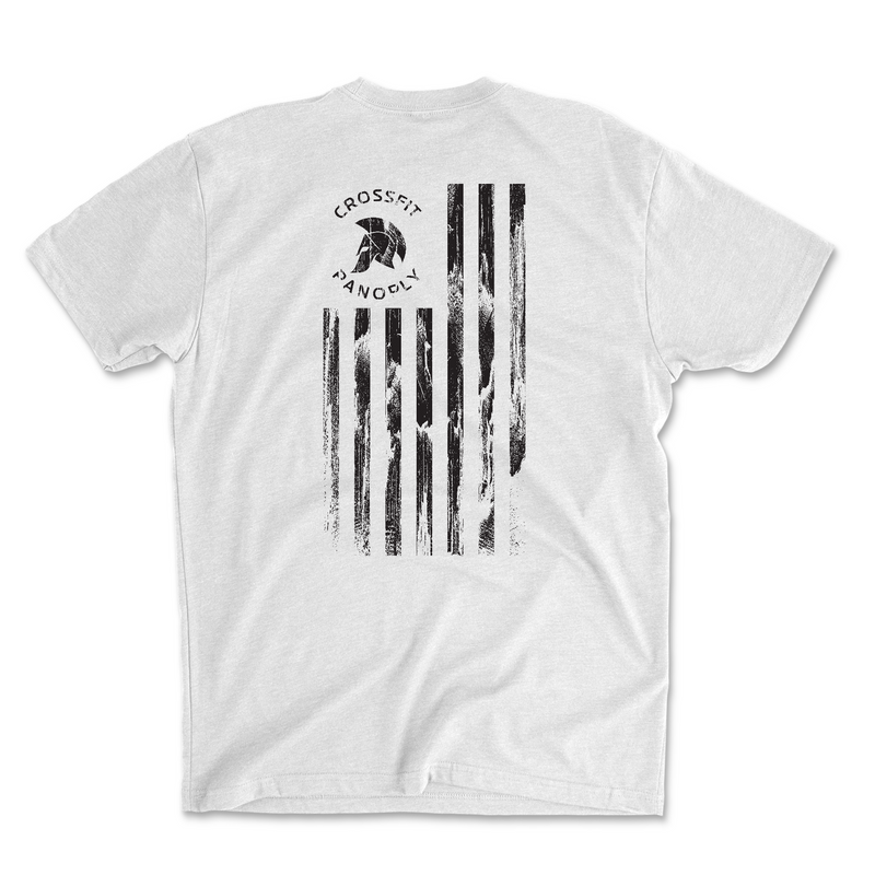 CrossFit Panoply Worn Flag Mens - T-Shirt