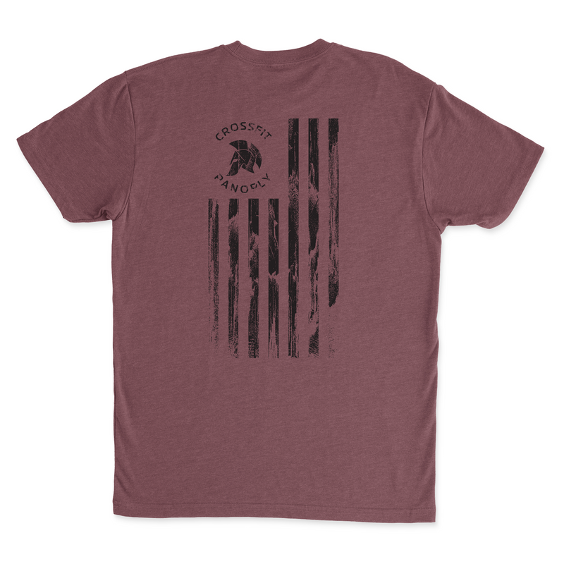 CrossFit Panoply Worn Flag Mens - T-Shirt