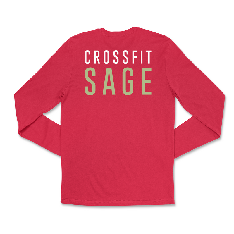 CrossFit Sage CFS White Mens - Long Sleeve