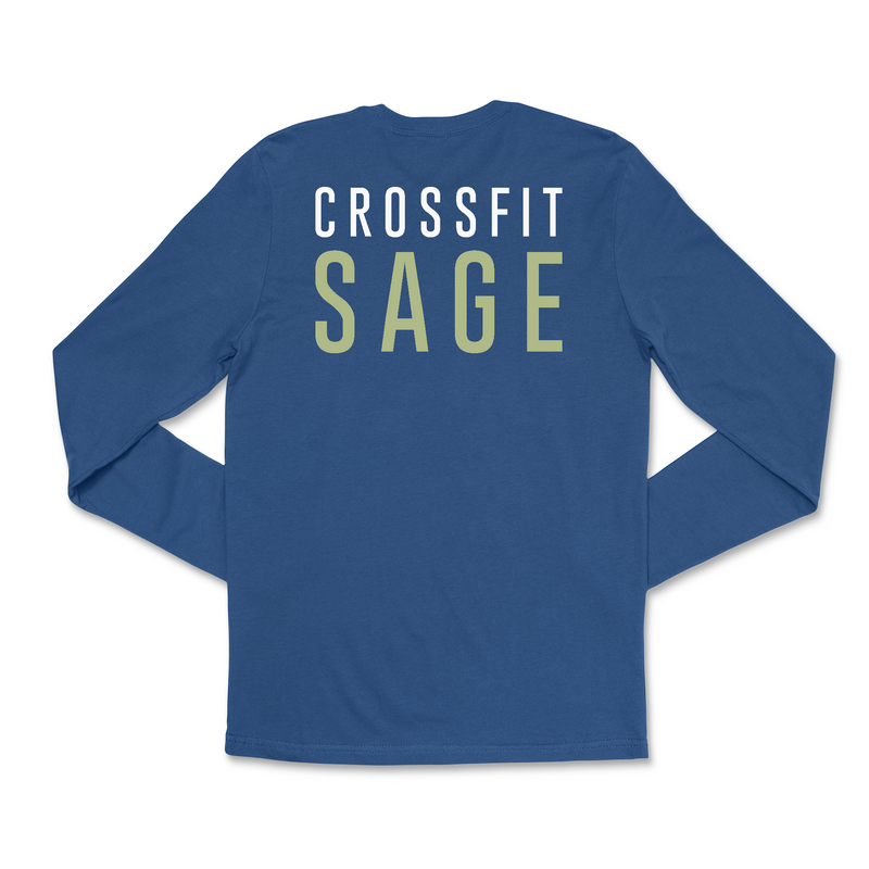 CrossFit Sage CFS White Mens - Long Sleeve