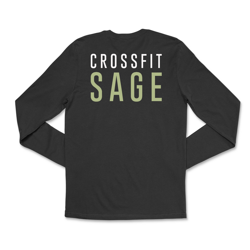 CrossFit Sage CFS White Mens - Long Sleeve