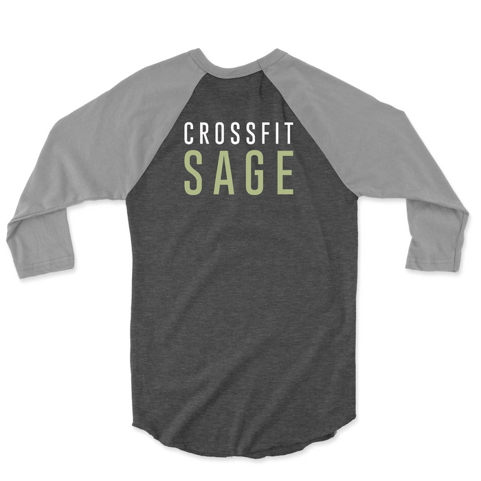 CrossFit Sage CFS White Mens - 3/4 Sleeve