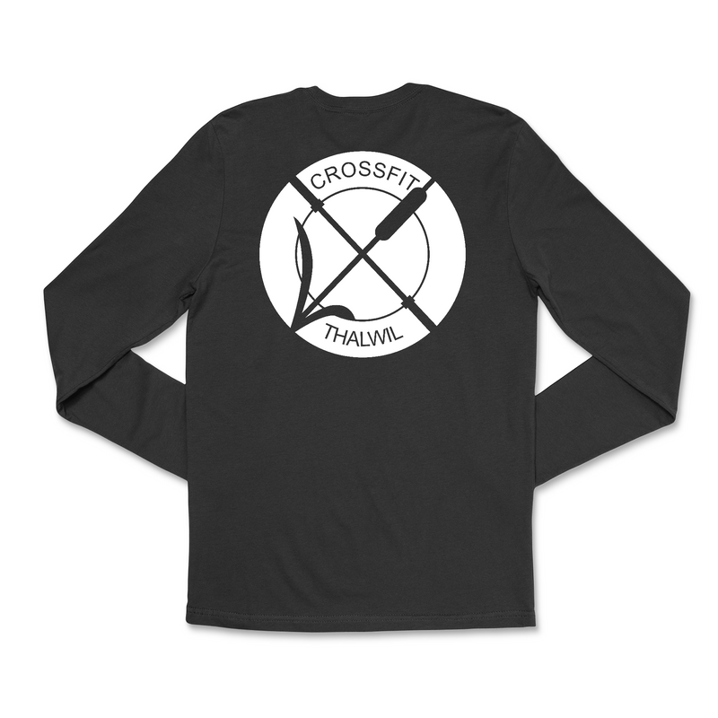 CrossFit Thalwil Pocket (White) Mens - Long Sleeve