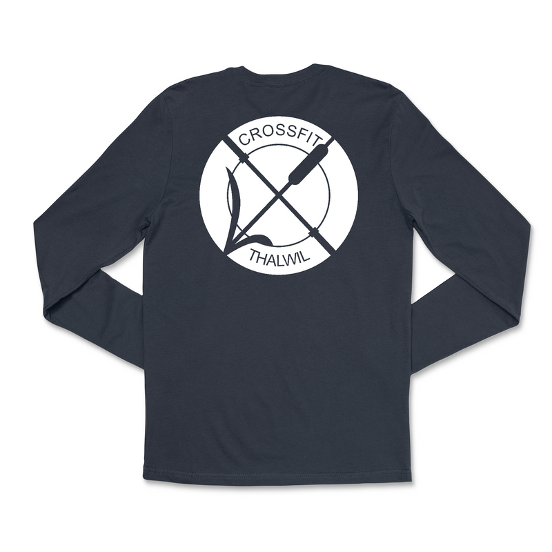 CrossFit Thalwil Pocket (White) Mens - Long Sleeve